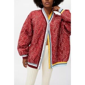 Kimchi Blue Duncan Quilted Varsity Jacket